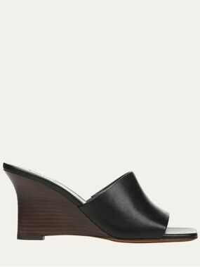 Vince Pia leather wedge sandals